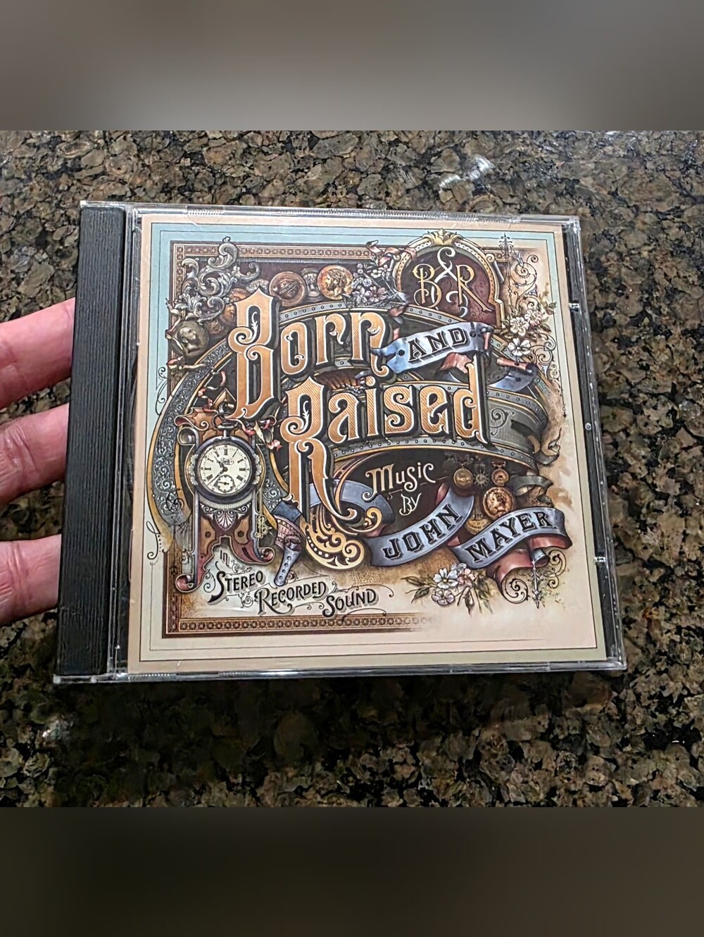 John Mayer Born and Raised CD 2012 y2k Vintage Rare Columbia Records Folk Rock